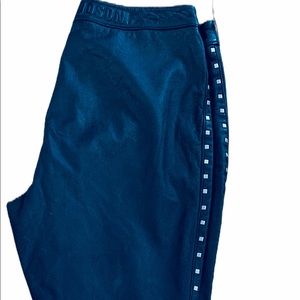 Harley-Davidson Black Flare Pants with Silver Accents